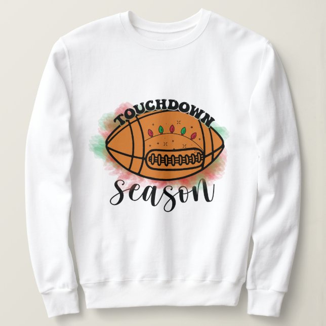 Sudadera Navidades de temporada de Touchdown (Anverso del diseño)