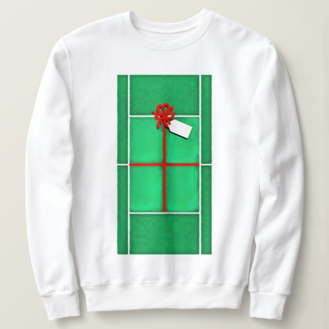Sudadera Navidades de tenis de vacaciones (Anverso del diseño)