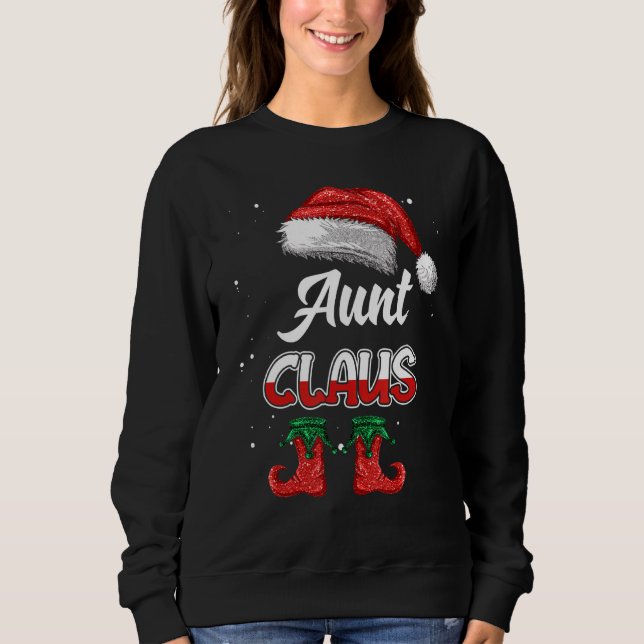 Sudadera Navidades de tía Claus Familia Pajama Matando Navi (Anverso)