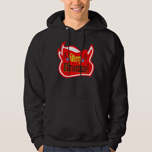 Sudadera ♫ ♥ Navidades de Toros Rojos Elegante Camisas Bara (Anverso)