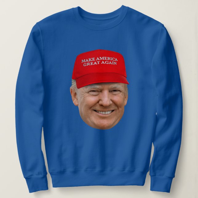 Sudadera NAVIDADES de TRUMP MAGA (Anverso del diseño)