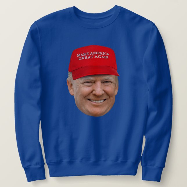 Sudadera NAVIDADES de TRUMP MAGA (Anverso del diseño)