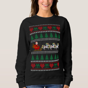 Sudadera Navidades de UGLY, reno de Santa Claus, Unicornio