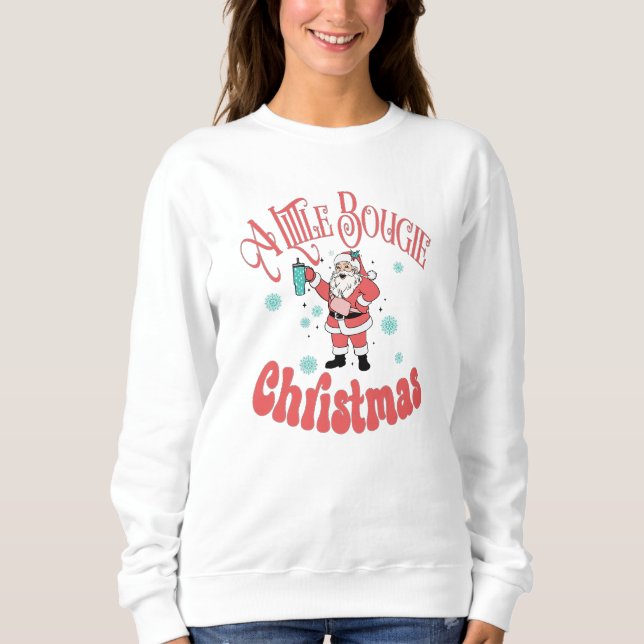 Sudadera Navidades de un pequeño Bougie, Bougie Santa, Navi (Anverso)