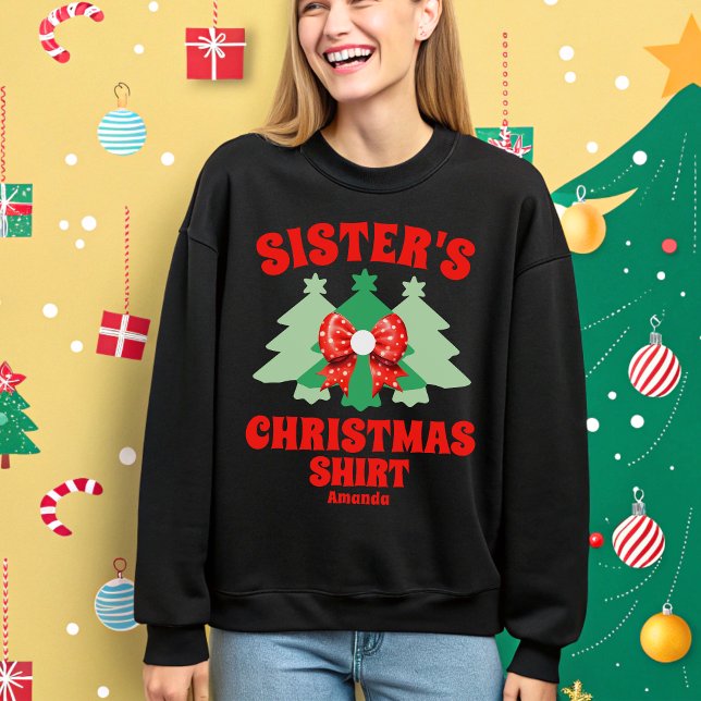 Sudadera Navidades de una hermana personalizada (Subido por el creador)