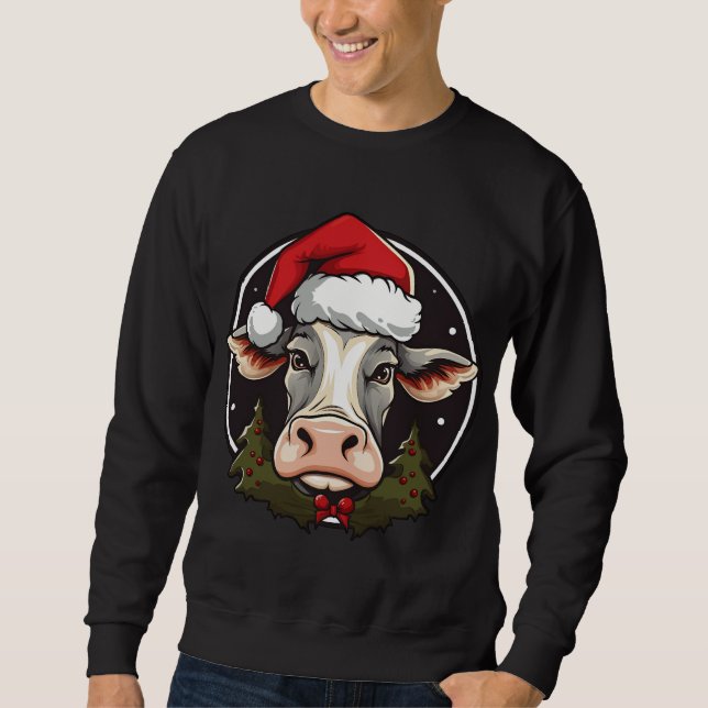 Sudadera Navidades de vaca (Anverso)