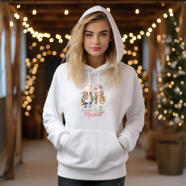 Sudadera Navidades de vacaciones de invierno Doble nombre p