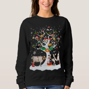 Sudadera Navidades De Vacas En La Partida De Los Ganados De