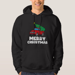 Sudadera Navidades de vagones de época árboles de camiones