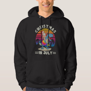 Sudadera Navidades De Verano De Dinosaurios De Xmas En Juli