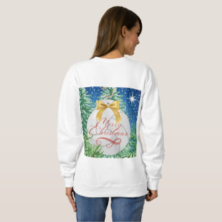 Sudadera Navidades de voleibol obstruyen camiseta/femenina