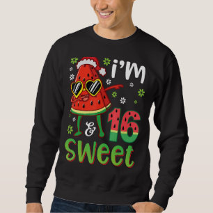 Sudadera Navidades de Watermelon Dabbing en julio de 16 año