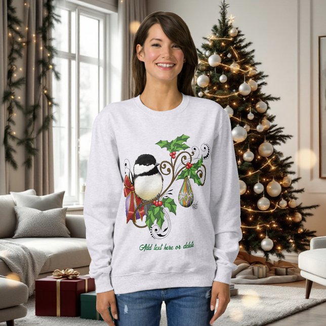 Sudadera Navidades de Winter Chickadee (Subido por el creador)