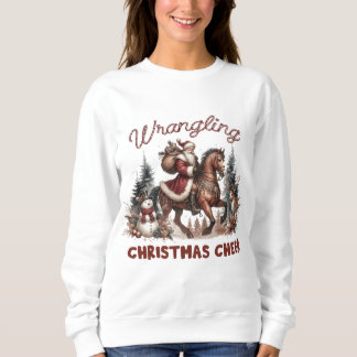 Sudadera Navidades de Wrangling Cheer Sweatshirt