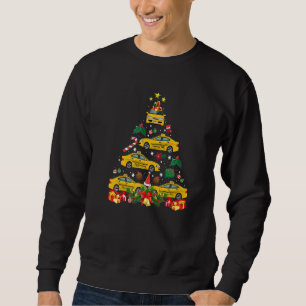 Sudadera Navidades decoran árbol navideño de autos de taxi