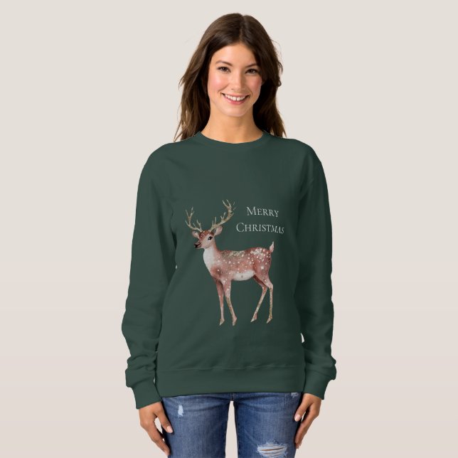 Sudadera Navidades Deer Personalizado (Anverso completo)