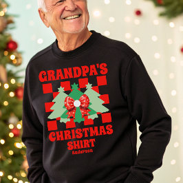 Sudadera Navidades del abuelo personalizado