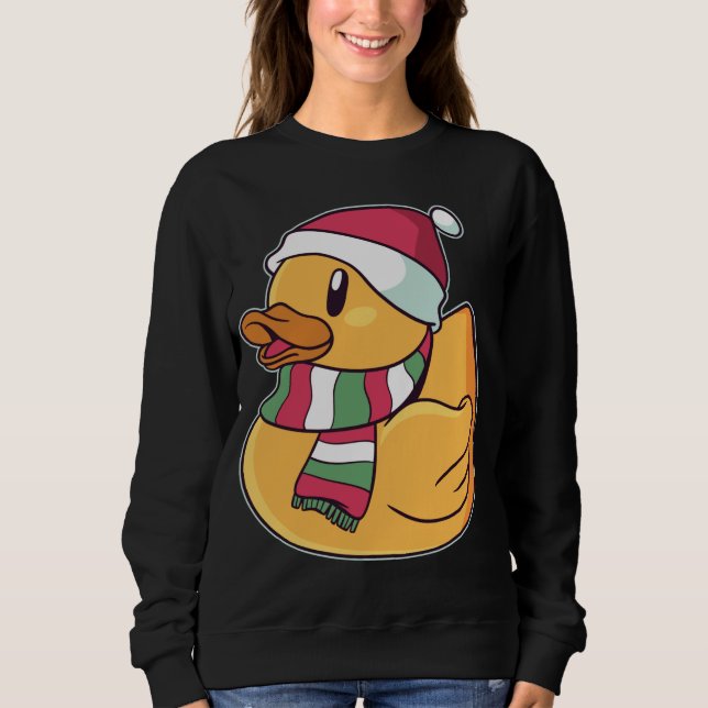 Sudadera Navidades del Duck Rubber Duckie de Xmas (Anverso)