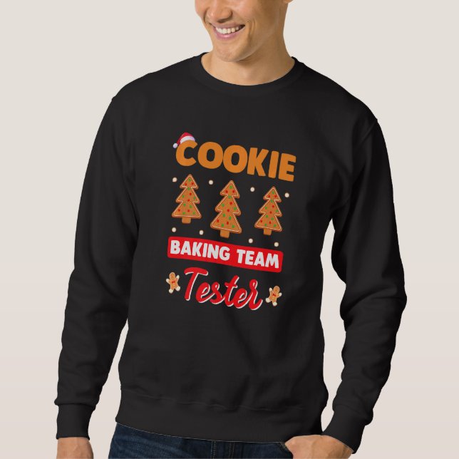 Sudadera Navidades del equipo de pruebas de Cookie Baking G (Anverso)