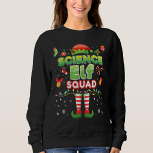 Sudadera Navidades del Escuadrón Elf de Ciencia Iluminan Té