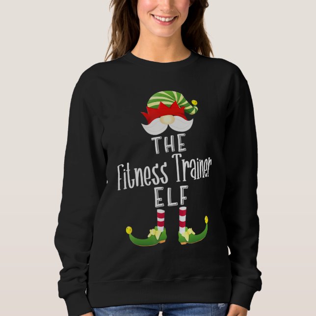 Sudadera Navidades del grupo Elf de formadores de fitness F (Anverso)
