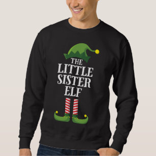 Sudadera Navidades del grupo familiar de hermanita mayor qu