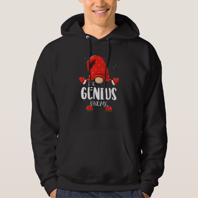 Sudadera Navidades del grupo familiar Genius Gnome Matching (Anverso)