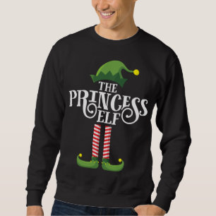 Sudadera Navidades del grupo familiar Princess Cute Elf