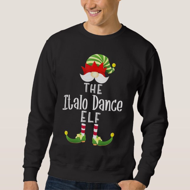 Sudadera Navidades del grupo Italo Dance Elf Fiesta Pajama (Anverso)