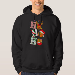 Sudadera Navidades del Ho Ho Ho Santa Hat Volleyball Ball