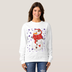 Sudadera Navidades del hombre de la nieve Cute