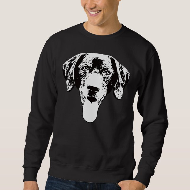 Sudadera Navidades del Laboratorio de Labrador Negro (Anverso)