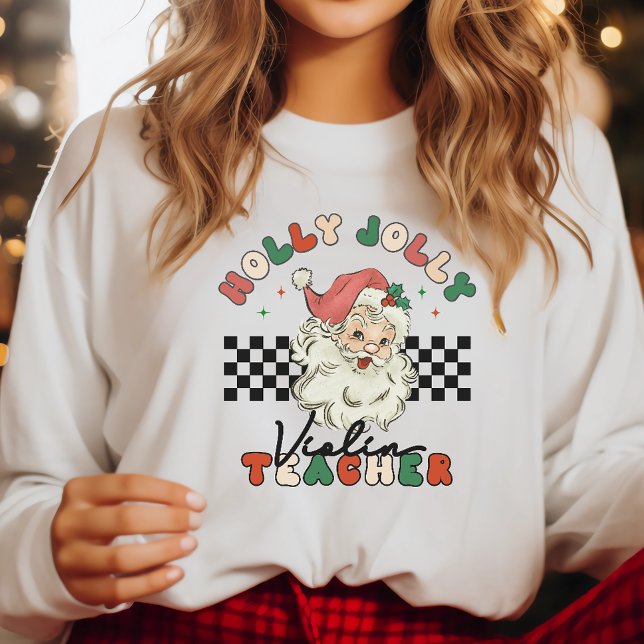 Sudadera Navidades del músico profesor de violín Holly Joll (Subido por el creador)