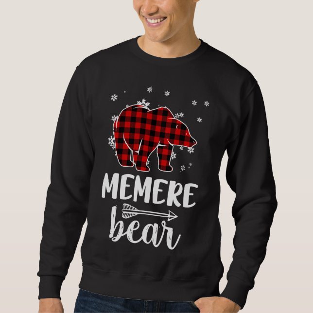 Sudadera Navidades del oso de la abuela Memere Pajama Red P (Anverso)