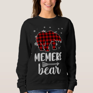 Sudadera Navidades del oso de la abuela Memere Pajama Red P