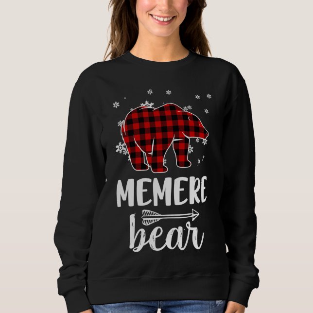 Sudadera Navidades del oso de la abuela Memere Pajama Red P (Anverso)