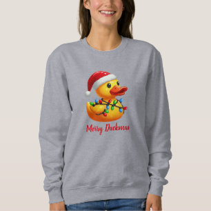 Sudadera Navidades del pato de goma de Merry Duckmas