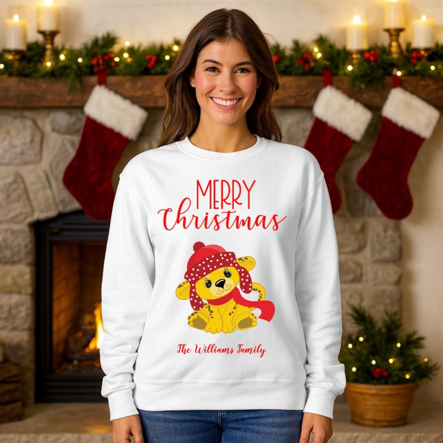 Sudadera Navidades del Pequeño Leopard Cheer (Subido por el creador)
