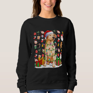 Sudadera Navidades del perro de la luz navideño perro del l