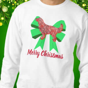 Sudadera Navidades del perro rojo y de los cerdos verdes