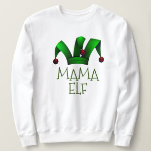 Sudadera Navidades del personalizable Elf Santa Helper MAMA