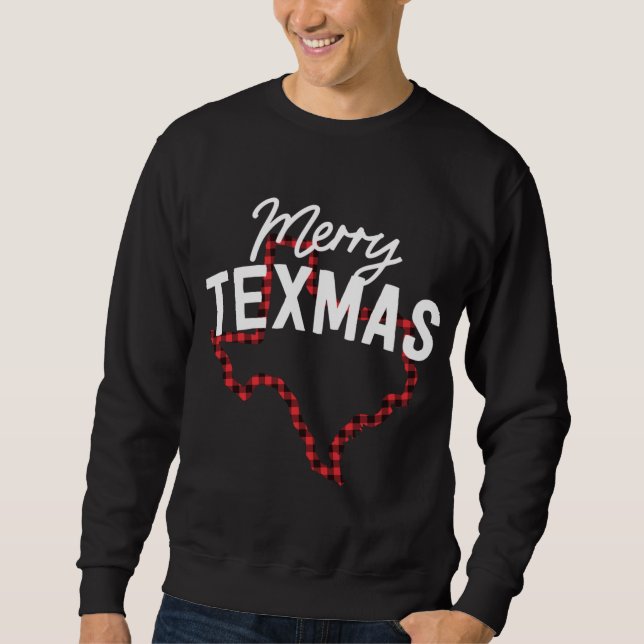Sudadera Navidades del sur de Texas con Feliz Navidad (Anverso)