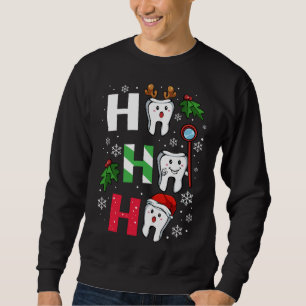 Sudadera Navidades Dentistas Ho Ho Ho Ho Ho Ho Dientes Estu