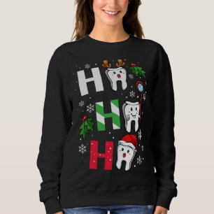 Sudadera Navidades Dentistas Ho Ho Ho Ho Ho Ho Dientes Estu