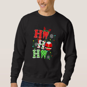 Sudadera Navidades Dentistas Ho Ho Ho Ho Teeth Santa Dental