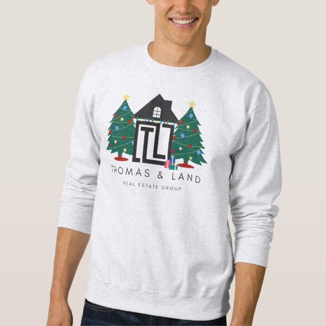 Sudadera Navidades desfilan en sudorosa camiseta (Anverso)