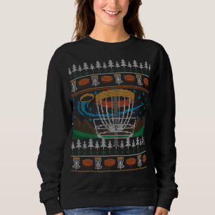 Sudadera Navidades Disco Golf Tirar Navidad Deportiva Fea N
