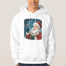Sudadera Navidades diseñan Santa con luces
