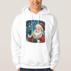 Sudadera Navidades diseñan Santa con luces