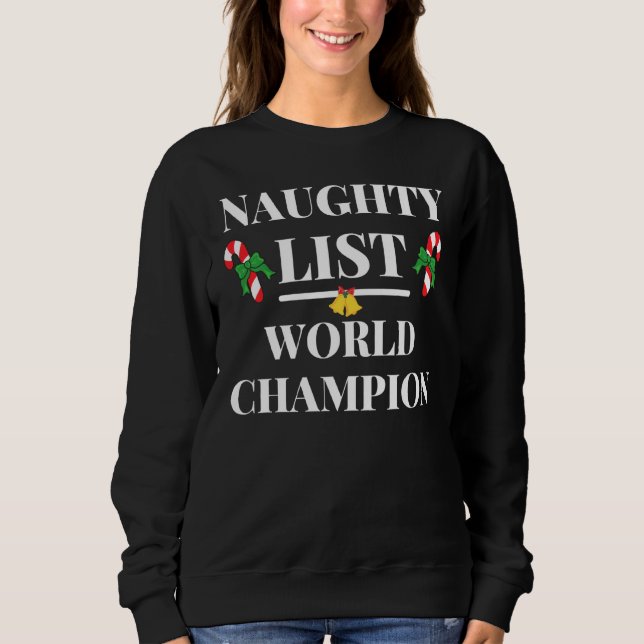 Sudadera Navidades divertidos campeones del mundo de la lis (Anverso)